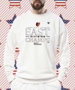 Baltimore Orioles 2023 AL East Champions Tee Shirt