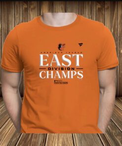 Baltimore Orioles Al East Champions 2023 Orange TShirt