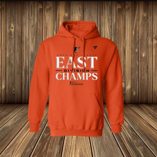 Baltimore Orioles Al East Champions 2023 Orange TShirt