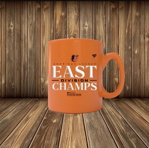 Baltimore Orioles Al East Champions 2023 Orange TShirt