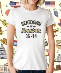 Beatdown In Boulder Colorado College T-Shirt