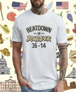 Beatdown In Boulder Colorado College T-Shirt