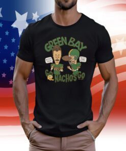 Beavis And Butthead X Green Bay Packers Nachos Tee Shirt