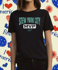 Breanna Stewart Stew York City MVP New York Tee Shirt