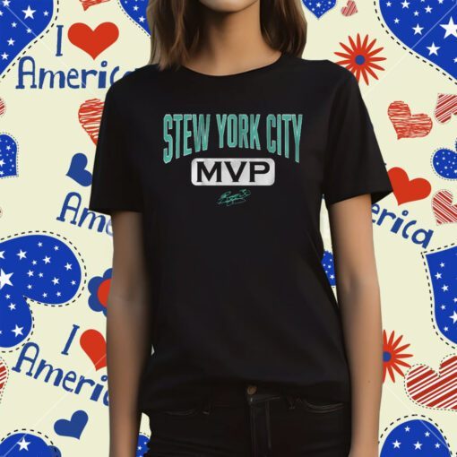 Breanna Stewart Stew York City MVP New York Tee Shirt