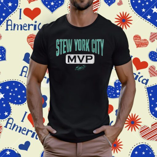 Breanna Stewart Stew York City MVP New York Tee Shirt