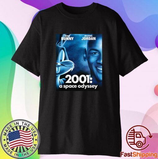 Bugs Bunny Michael Jordan 2001 A Space Odyssey T-Shirt