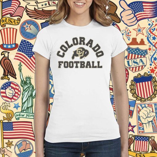 Colorado Football Logo Tee Shirt