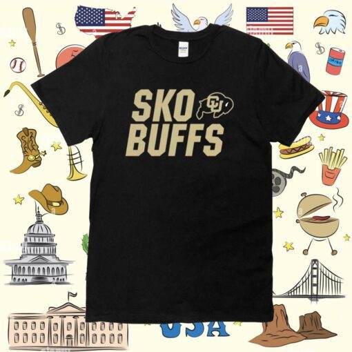 Colorado Football Sko Buffs Tee Shirt