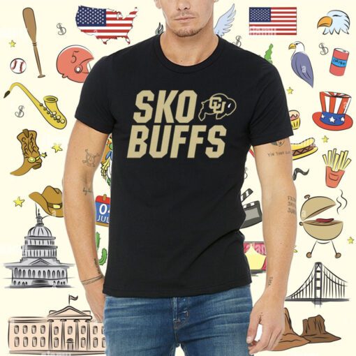 Colorado Football Sko Buffs Tee Shirt