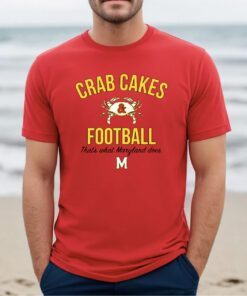 Crab Cakes Football Tee Shirt