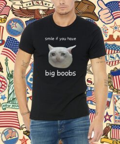 Cringeytees Smile If You Have Big Boobs Tee Shirt