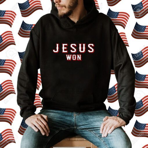 Evan Carter Jesus Won Tee Shirt