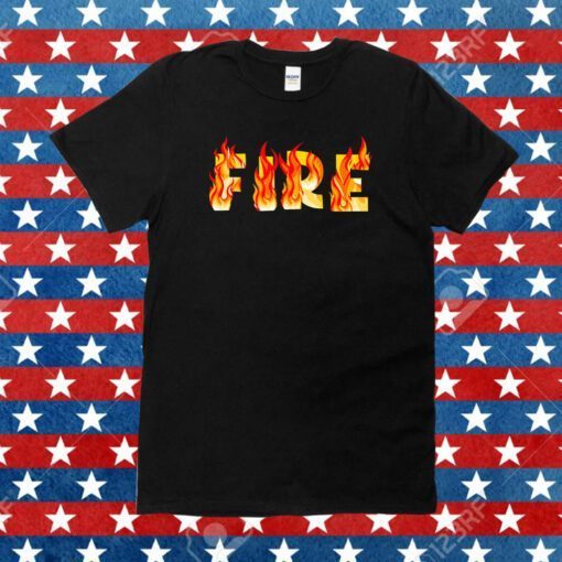 Fire and Ice DIY Last Minute Halloween Party Costume Couples Tee Shirt