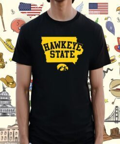 Iowa Football Hawkeye State Iowa Shirts