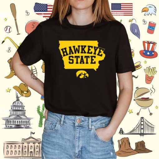Iowa Football Hawkeye State Iowa Shirts