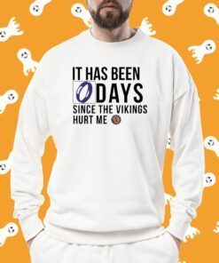 It Has Been 0 Days Since The Vikings Hurt Me Shirts