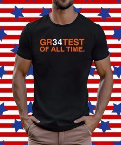 Jarrett Payton Wearing Gr34test Of All Time Tee Shirt