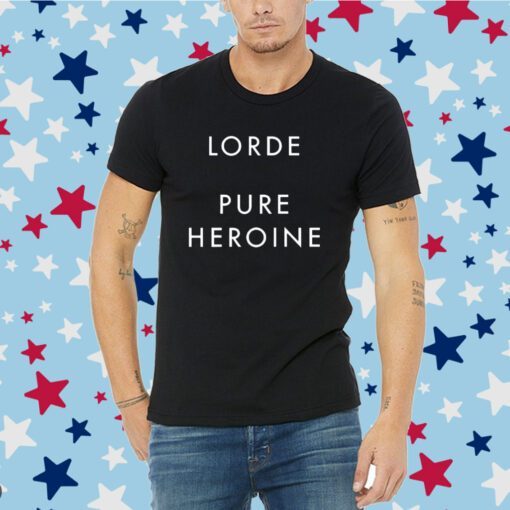 Lorde Pure Heroine Tee Shirt