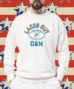 Official Miami Dolphins Laces Out Dan Shirts