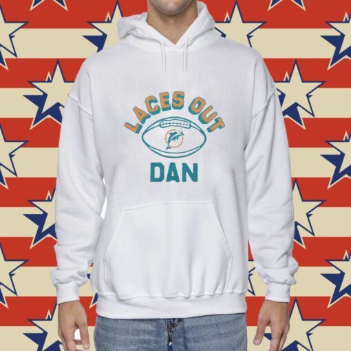 Official Miami Dolphins Laces Out Dan Shirts