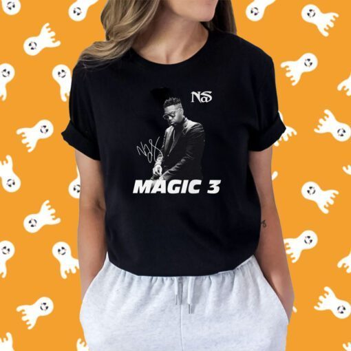 Nas Magic 3 Album Tee Shirt