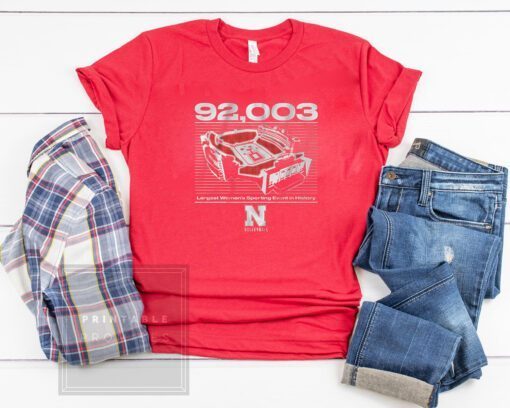 Nebraska Volleyball: 92,003 T-Shirt