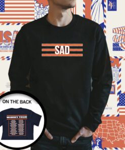Official Chicago Bear Sad Misery Tour Shirt