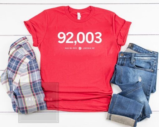 On August 30th, 2023 92,003 people watched volleyball Shirt