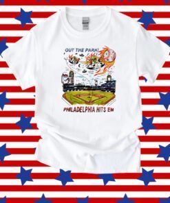 Out The Park Philadelphia Hits Em Tee Shirt