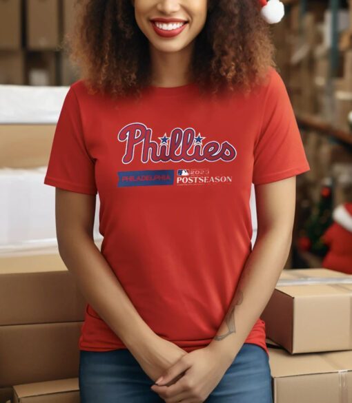 Philadelphia Phillies Nike 2023 Postseason Authentic Collection Dugout Tee Shirt