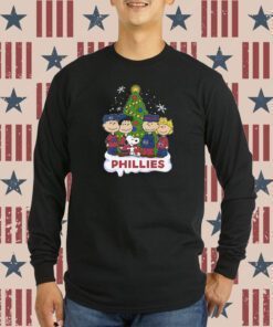 Philadelphia Phillies Snoopy Peanuts Christmas Gift TShirt