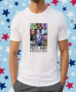 Pizza John Pizzamas 2023 The Eras Tour Tee Shirt