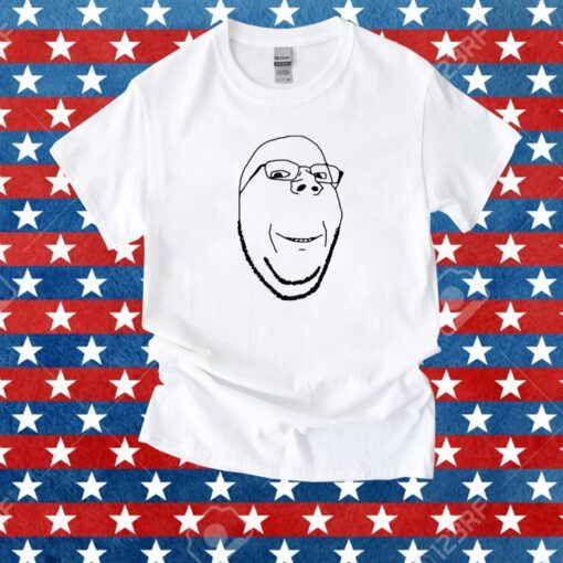 Smiling Wholesome Wojak Soyjak Tee Shirt