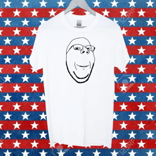 Smiling Wholesome Wojak Soyjak Tee Shirt