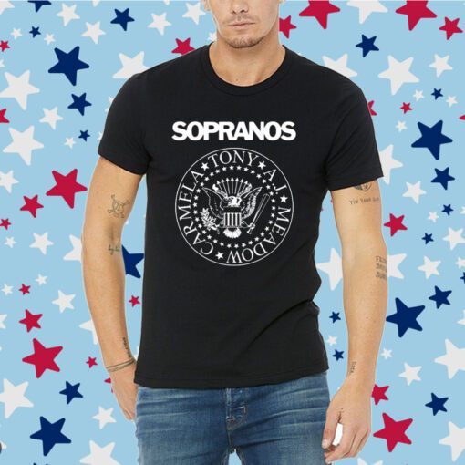 Sopranos Tony Aj Meadow Carmela Tee Shirt