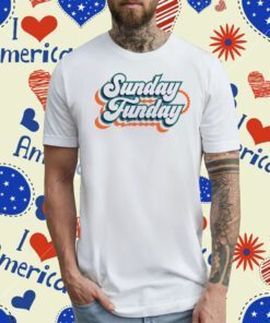 Sunday Funday Miami Football Tee Shirt