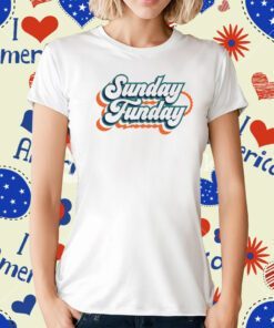 Sunday Funday Miami Football Tee Shirt