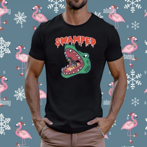 Swamped Gator Dog T-Shirt