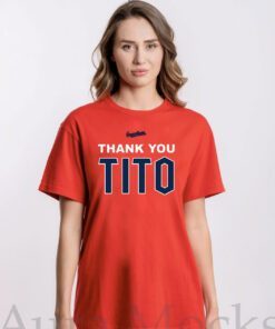 Official Terry Francona Thank You Tito Tee Shirt