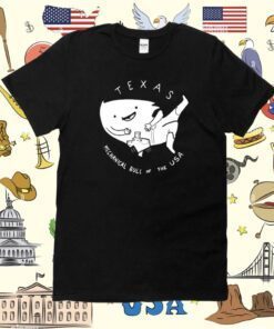 Texas Mechanical Bull Of The USA Tee Shirt