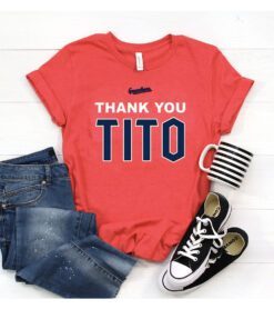 Thank You Tito Cleveland Guardians Tee Shirt