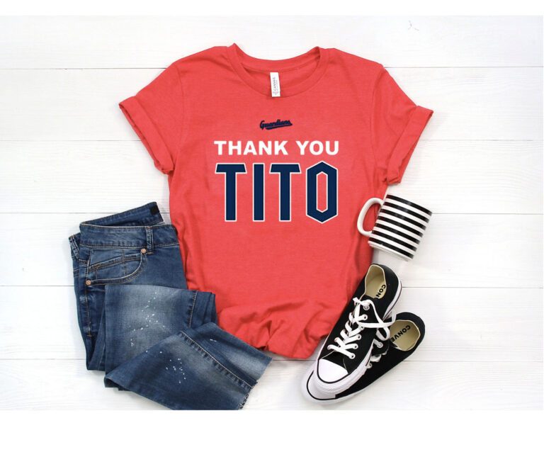 Thank You Tito Cleveland Guardians Tee Shirt