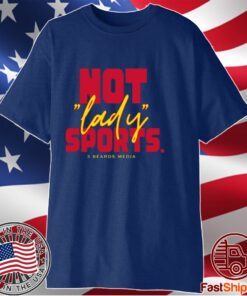 Thenorwalkshop 3 Beards Media - Not Lady Sports Fundraiser 2023 T-Shirt