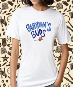 Tommy Smokes Wearing Buddha's Buds Tee Shirt