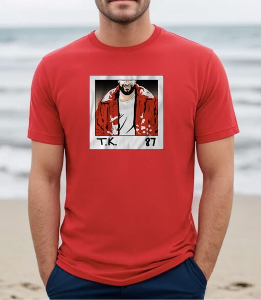 Travis Kelce 87 Album Cover Tee Shirt