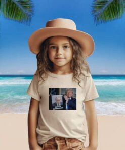 Donald Trump Shows Off Trump Mugshot Never Surrender V-Neck T-Shirt