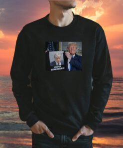 Donald Trump Shows Off Trump Mugshot Never Surrender Hooded T-Shirt