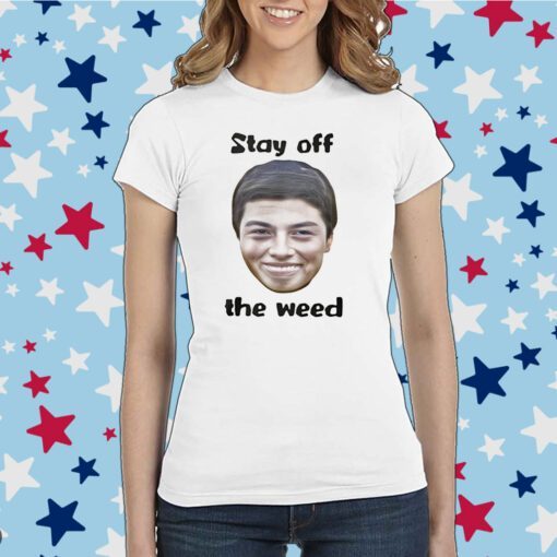 Viktor Hovland Stay Off The Weed Tee Shirt