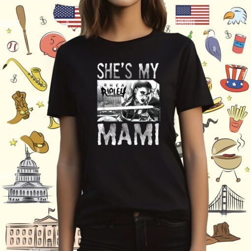 WWE WrestleMania Rhea Ripley She's My Mami Tee Shirt